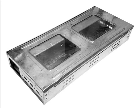 Chwytacz metalowy z szybką na szczury