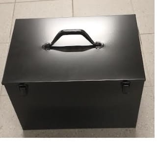 Pojemnik na padłe gryzonie /duży/metalowy