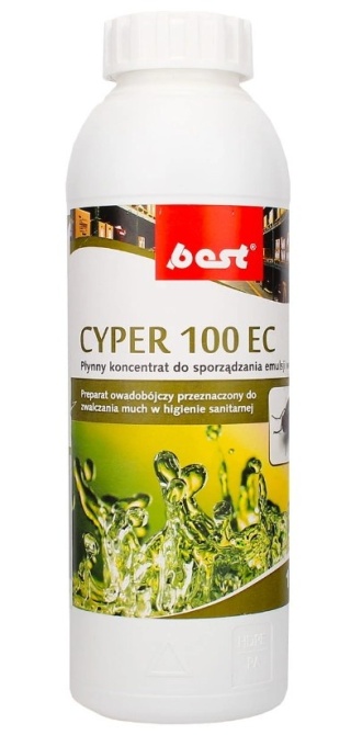 Cyper 100 EC 1L - cypermetryna - do zwalczania much