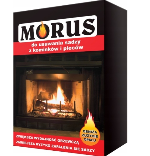 Morus - proszek do usuwania sadzy z kominków i pieców 0,9kg