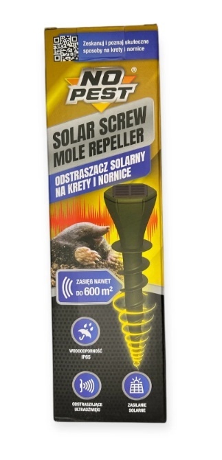 Solar Screw No Pest solarny odstraszacz kretów i żmij.