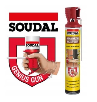 Pianka montażowa SOUDAL z aplikatorem Genius niskoprężna 770ml