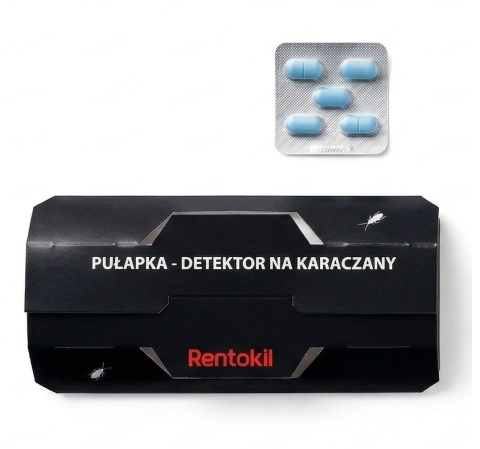 Profesjonalna pułapka lepowa Rentokil na prusaki i karaczany zestaw 15 sztuk z silnym atraktantem.