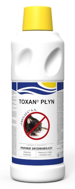 Toxan Płyn Bromadiolon 50 ppm - 1L