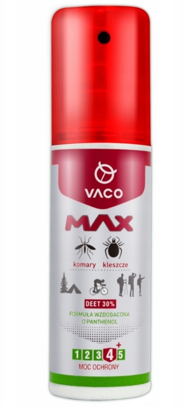 VACO Płyn MAX na komary Deet 30% 80ml