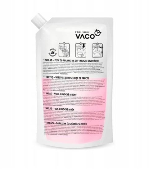 Vaco ECO Płyn do pułapki na osy i muszki owocówki 200ml