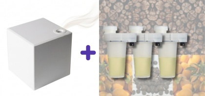 PROMO Dyfuzor + 3szt Wkład Boutique Noir 105ml AIRQ 160