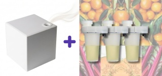 PROMO Dyfuzor + 3szt Wkład Happy Elixir 105ml AIRQ 160