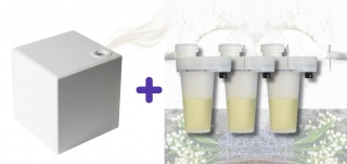 PROMO Dyfuzor + 3szt Wkład Powder Room 105ml AIRQ 160