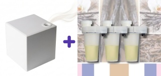 PROMO Dyfuzor + 3szt Wkład Soothing Vanilla 105ml AIRQ 160