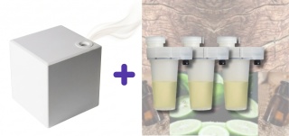 PROMO Dyfuzor + 3szt Wkład Velvet Wood 105ml AIRQ 160